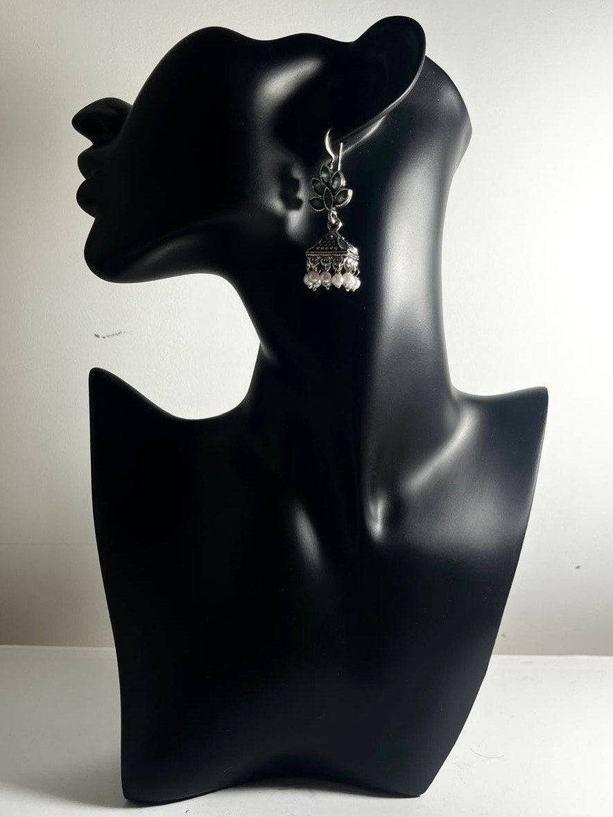 Floral Jhumka Earrings