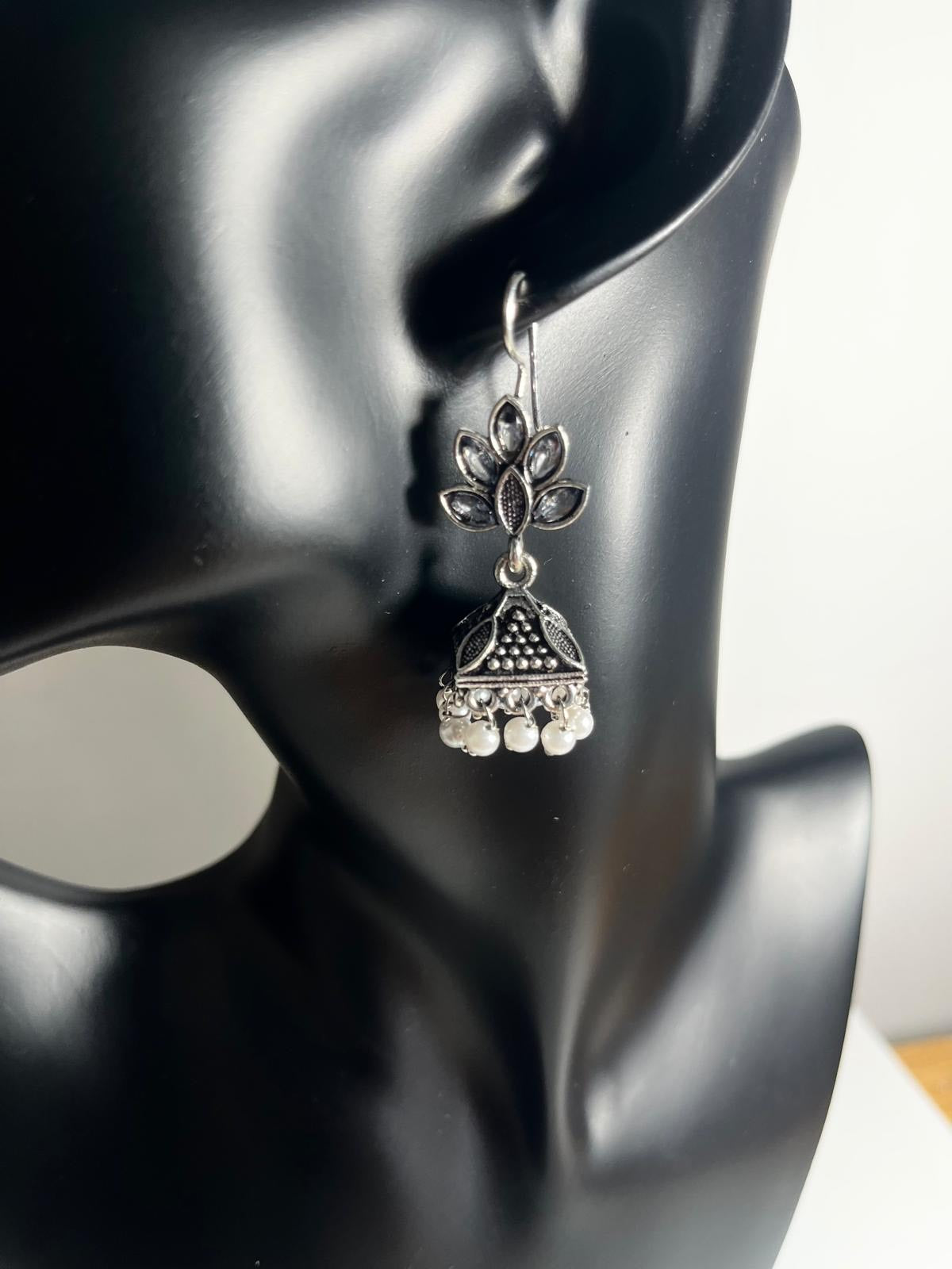 Floral Jhumka Earrings