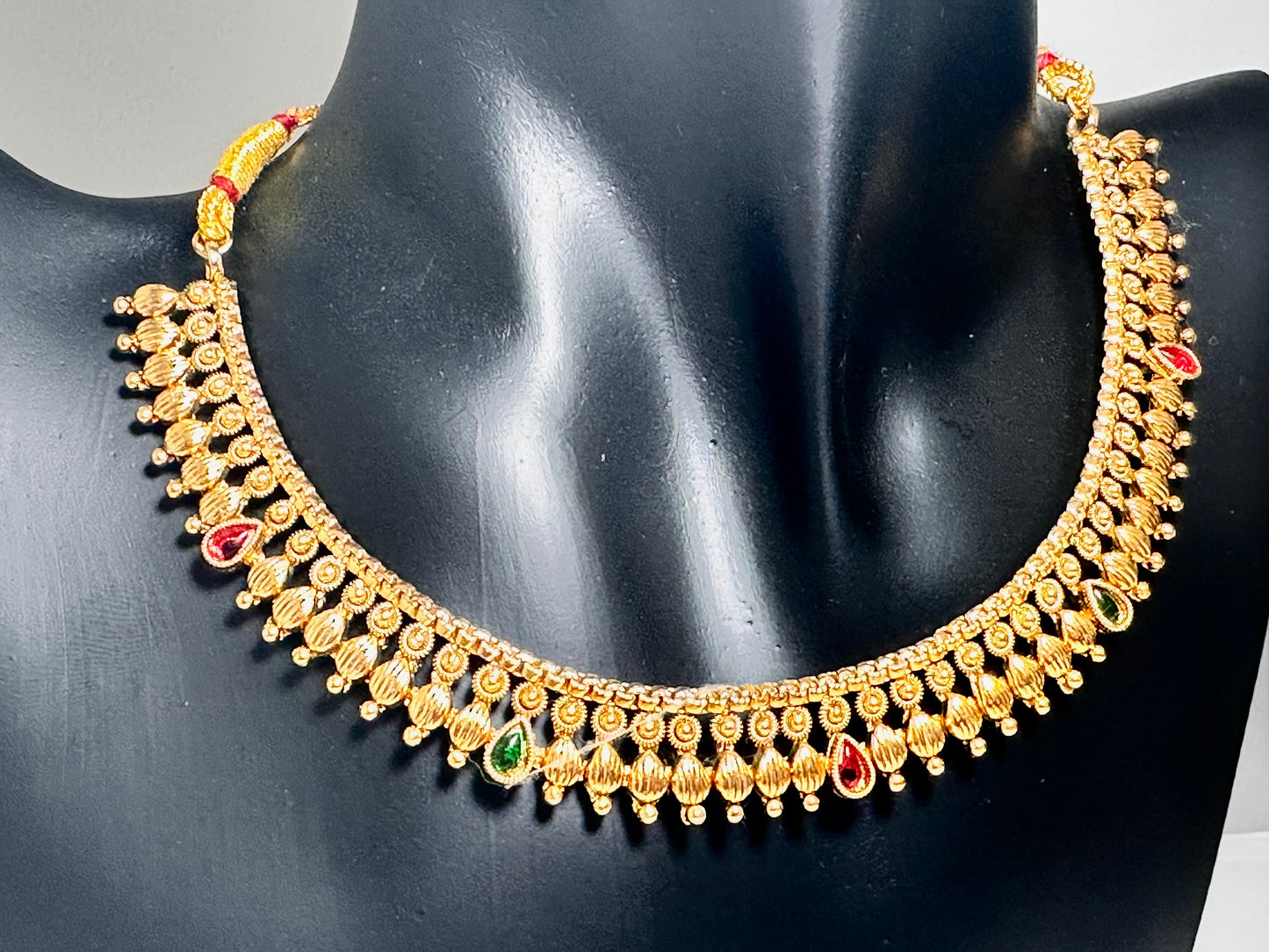 Regal Teardrop Necklace and Earrings Set